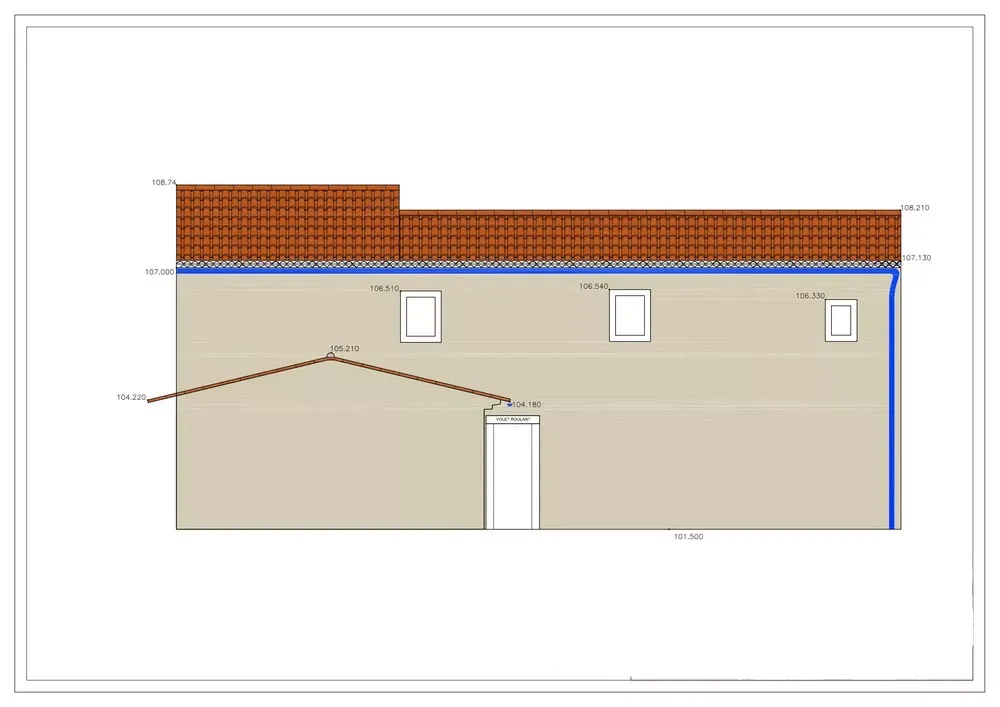 Étude d’un projet d’architecture sur plan