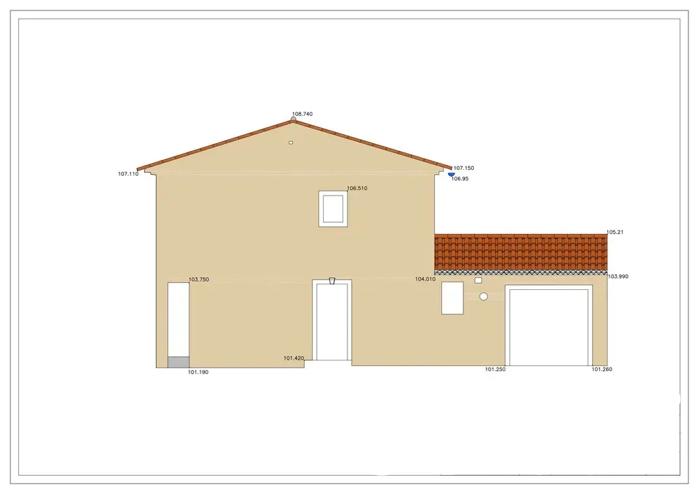Étude d’un projet d’architecture sur plan