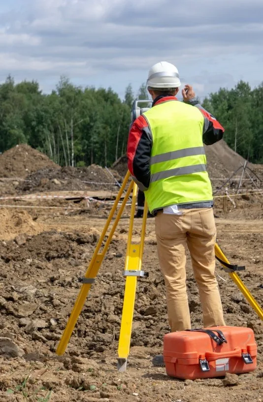 Chantier de terrassement dans le Var